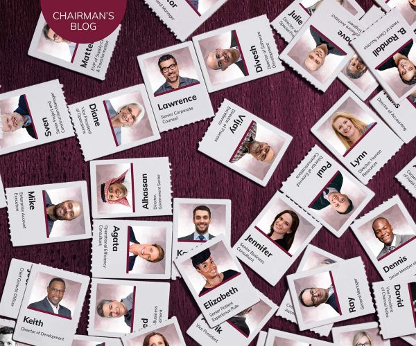 Hundreds of Happy Executives