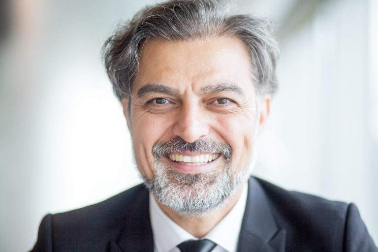 Closeup of Happy Handsome Business Leader